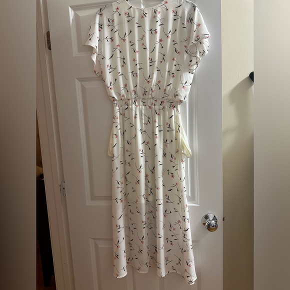 White Midi Dress - Picture 2 of 3